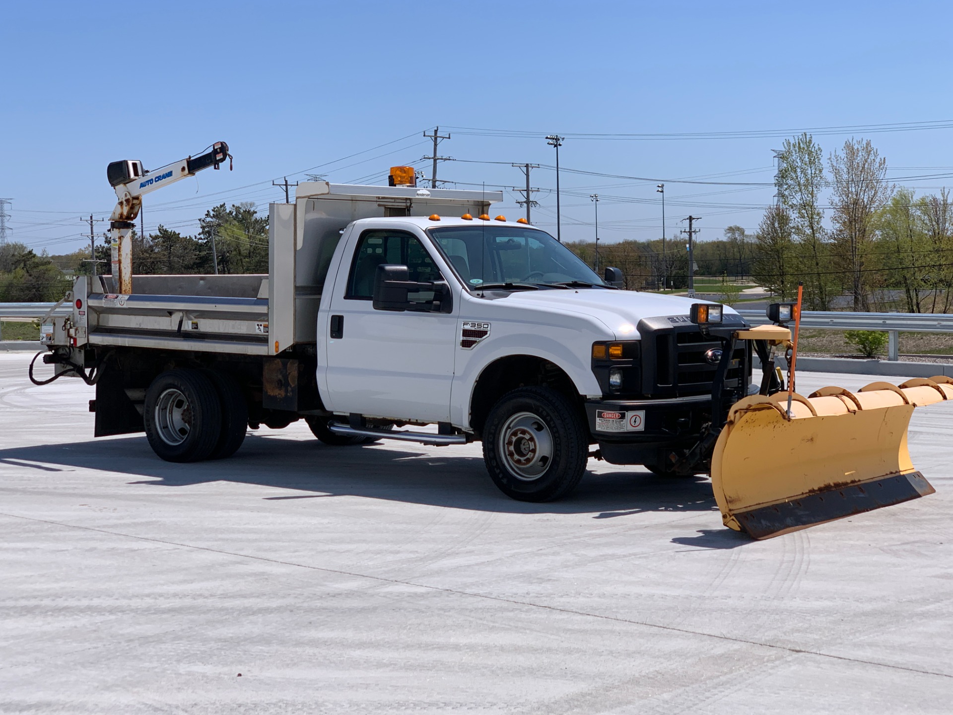 Used 2009 Ford F-350 XL Super Duty with Snow Plow/Spreader/Cable Hoist For  Sale (Sold) | Midwest Truck Group Stock #16541